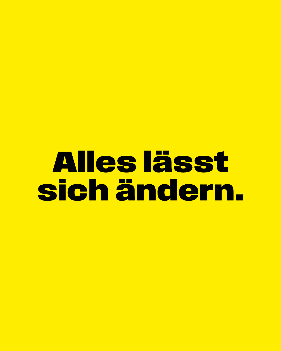 FDP-Slogan: Alles lässt sich ändern.