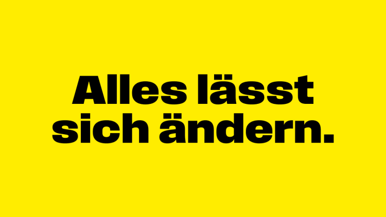 FDP-Slogan: Alles lässt sich ändern.